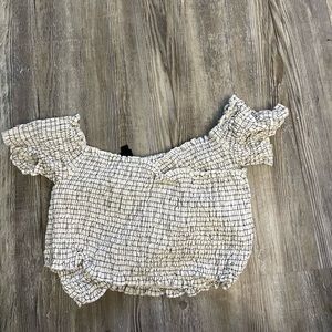 Crop Top Off Shoulder